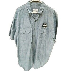Chicago Goose Island Beer Men's Button Up Short Sleeve Shirt Size 2X